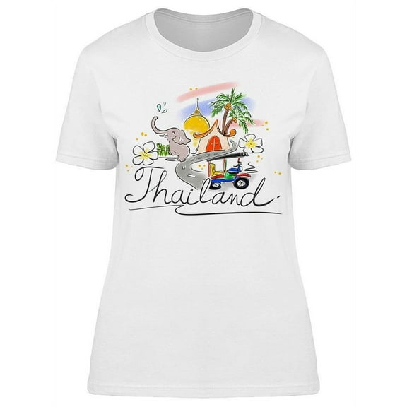 Traveling To Thailand T-Shirt Women -Image by Shutterstock, Female x-Large