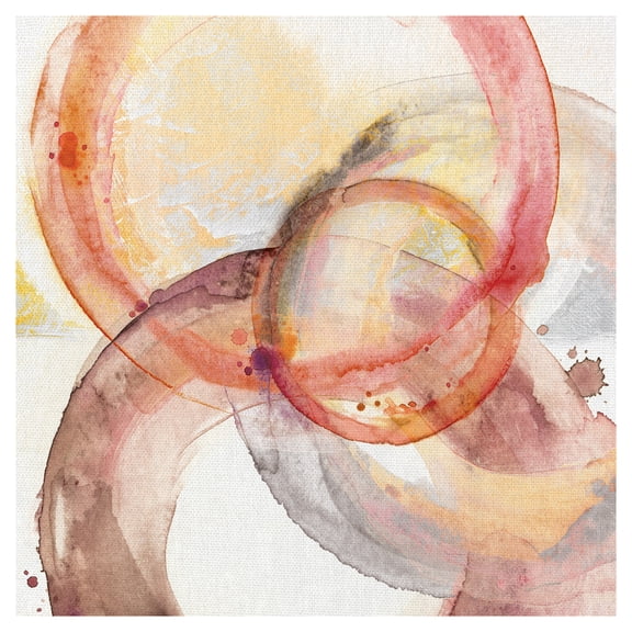 Traveling Watercolor Rings by Willowbrook Art Print