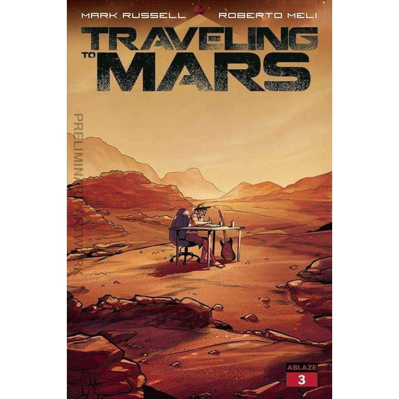 Traveling to Mars #3B VF ; Ablaze Comic Book
