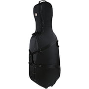 Travelite Deluxe Cello Case 3/4 Size Black Exterior, Blue Interior