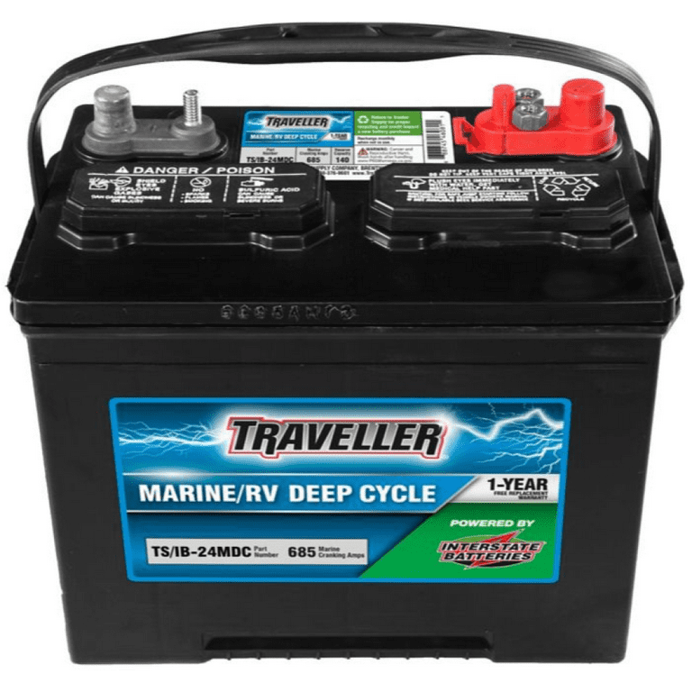 Everstart Marine 24MS Marine Starting Battery 12 Volt 625, 48 OFF