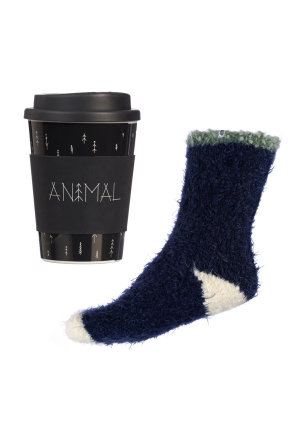 Travellers Travel Cup & Sock Set Fun Stuff [Dark Navy]