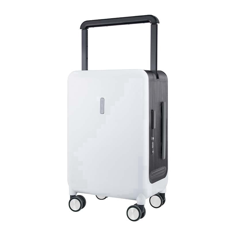 mokzer Hard Shell Carry on Travelling trunks  Approved, Carry-on Suitcases with Wheels, Lightweight Luminous Textured Hardside Travel Bag with Tsa Lock, 20 Inch