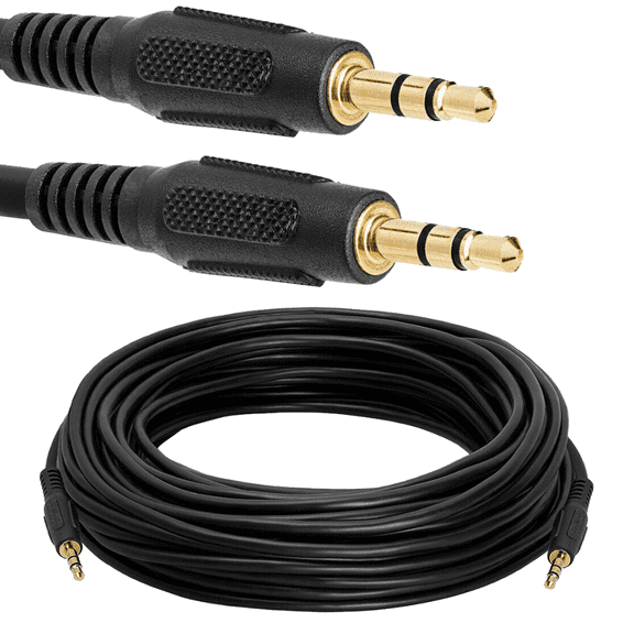 Travelocity Platinum Series Stereo Audio 4' Auxiliary Cable - Black 6FT