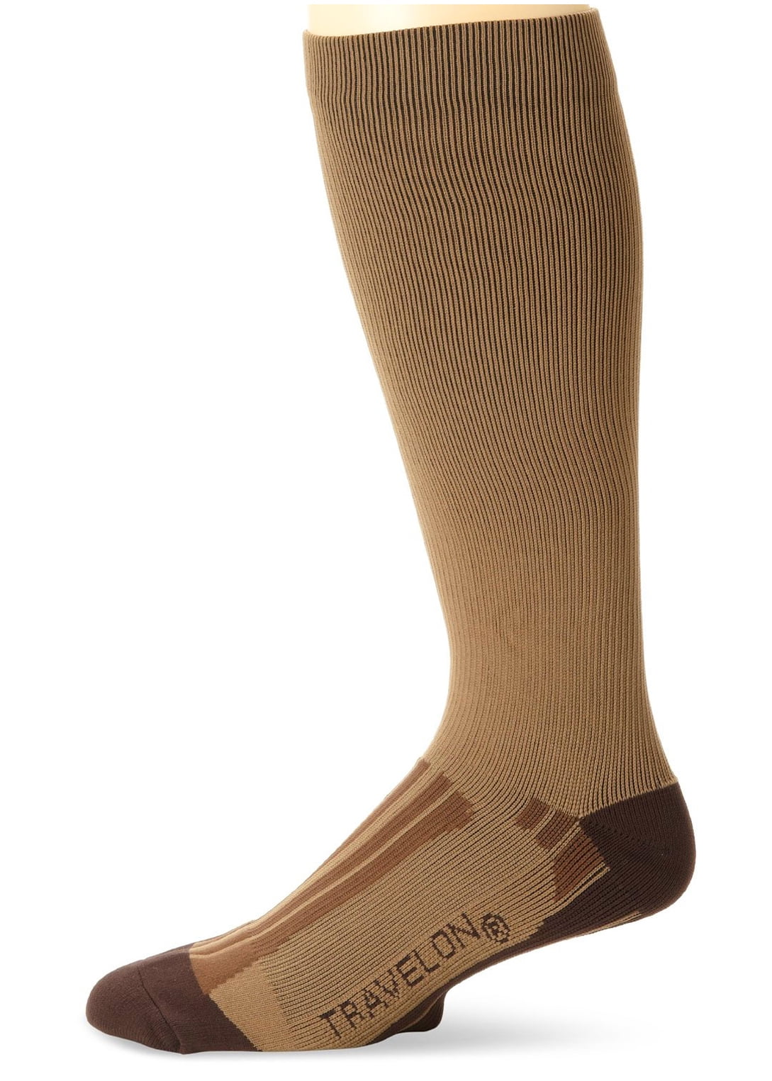 Travelon 12528 Compression Travel Comfortable Socks, Large