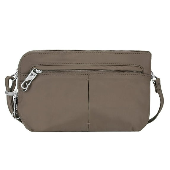 travelon anti-theft classic light convertible crossbody and waistpack