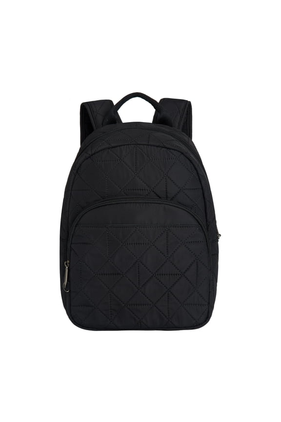 Anti-Theft Boho Backpack, Black, 9.5 x 13 x 4