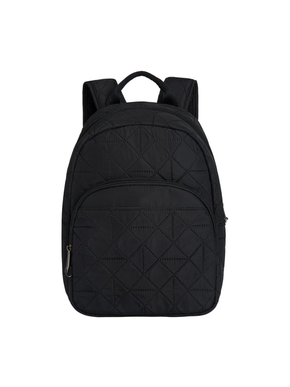 Anti-Theft Boho Backpack, Black, 9.5 x 13 x 4