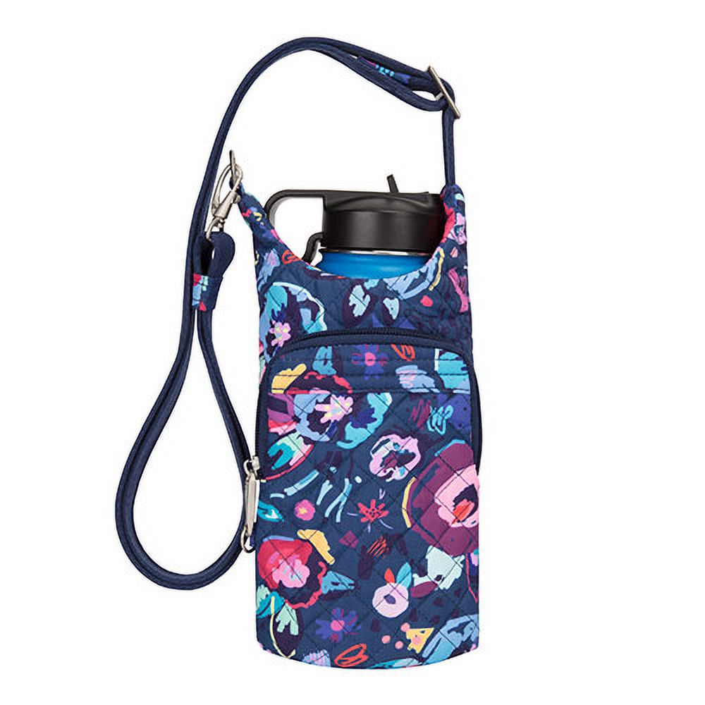 Travelon AntiTheft Boho Water Bottle Tote Mod Floral 4342634C