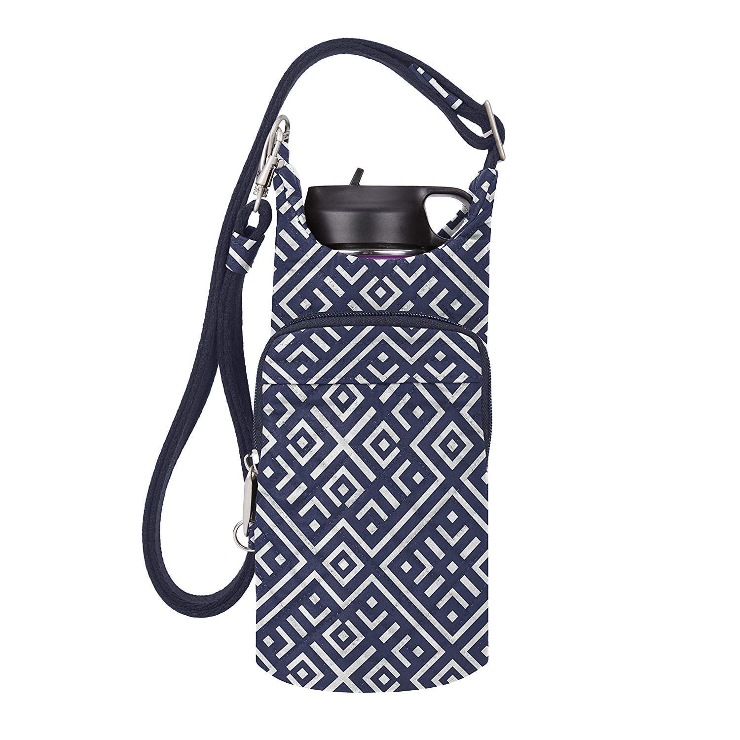 Travelon AntiTheft Boho Water Bottle Tote Sling, Mosaic Tile, One Size