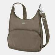 TRAVELON Anti-Theft Classic Essential Messenger Bag, Nutmeg