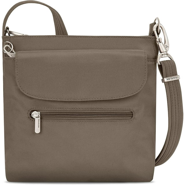 Travelon Anti-Theft Classic Mini Shoulder Bag Nutmeg - 42459-761