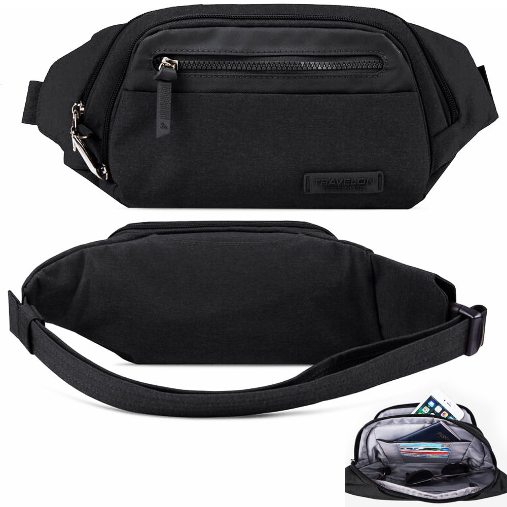 Travelon AntiTheft Metro Waistpack RFID Waist Bag FannyPack Wallet