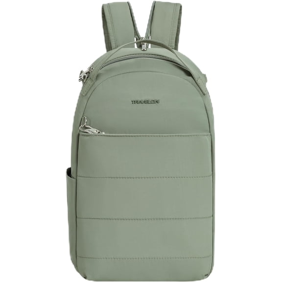 Travelon Anti-Theft Roam Convertible Backpack Sling, Moss, 8" W x 14" H x 4.5" D
