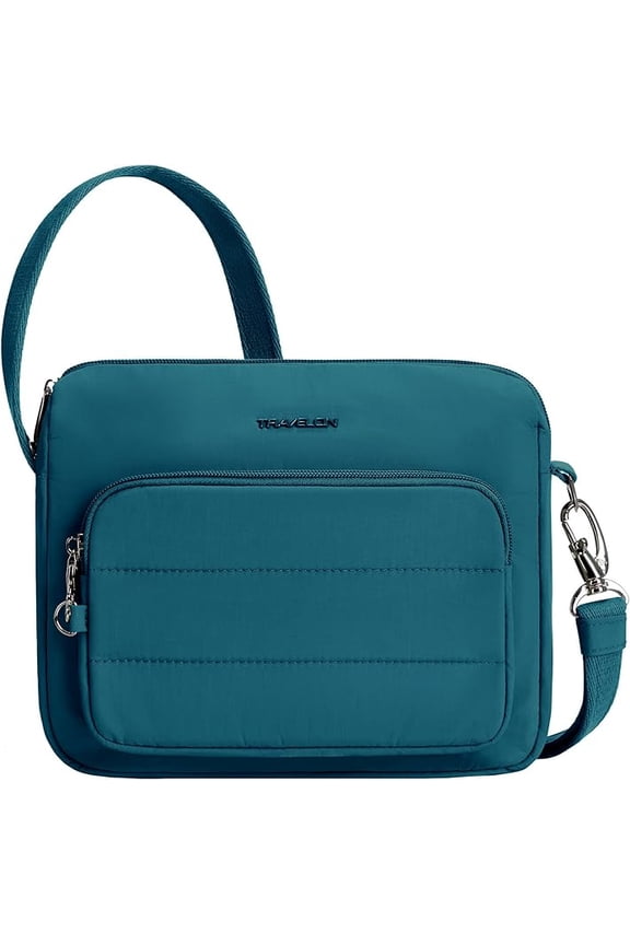 Anti-Theft Roam East/West Crossbody, Capri Blue