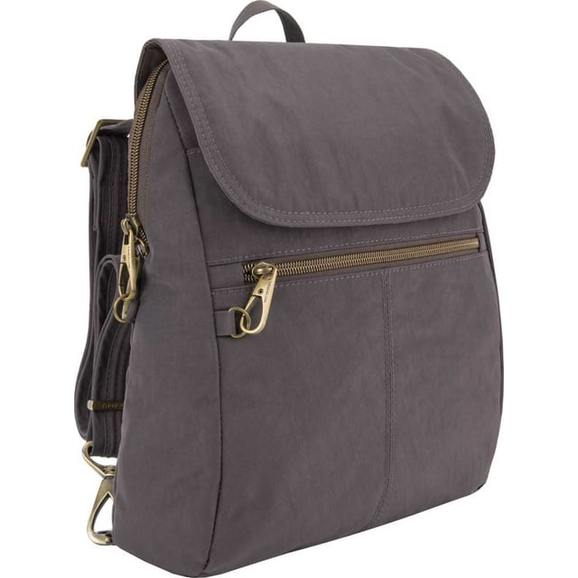 Travelon Anti-Theft Signature Slim Backpack Smoke OSFA