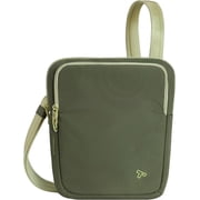 Travelon Anti-Theft The Voyages Slim Crossbody, Olive
