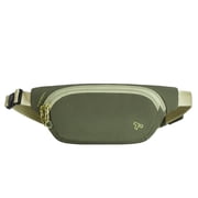 Travelon Anti-Theft The Voyages Waist Pack, Olive, 11" W x 6" H x 2.5" D