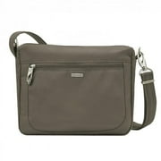 TRAVELON Anti-theft Classic Small E/W Crossbody Bag Nutmeg