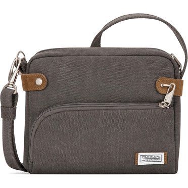 Travelon Anti-Theft Metro Saddle Crossbody, Bandolera Unisex