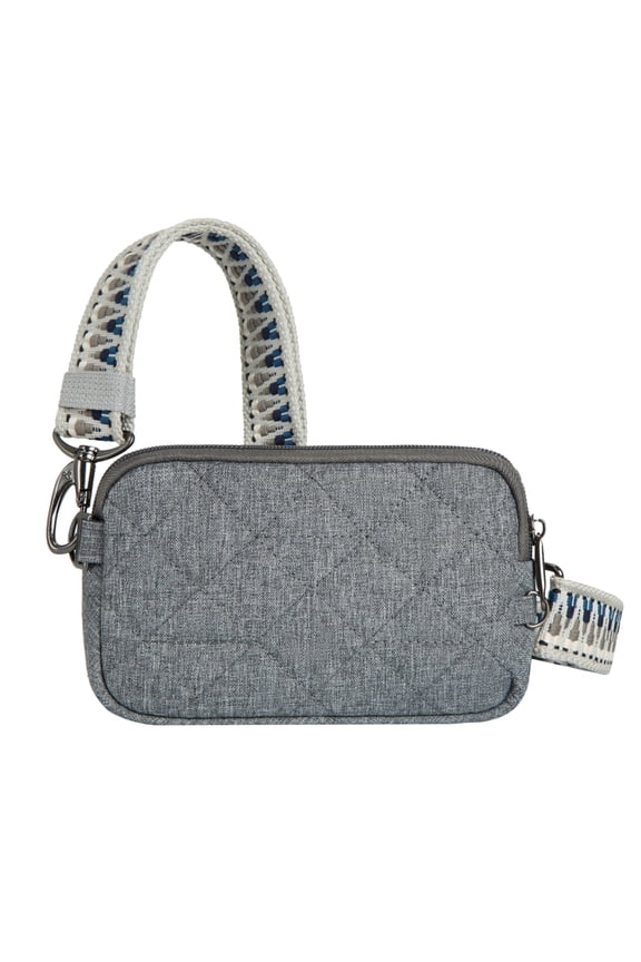 Boho Anti-Theft Phone Sling, Gray Heather