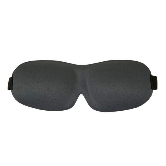 Travelon Travel Eye / Sleep Mask with Domed Eye Cup - Charcoal Gray