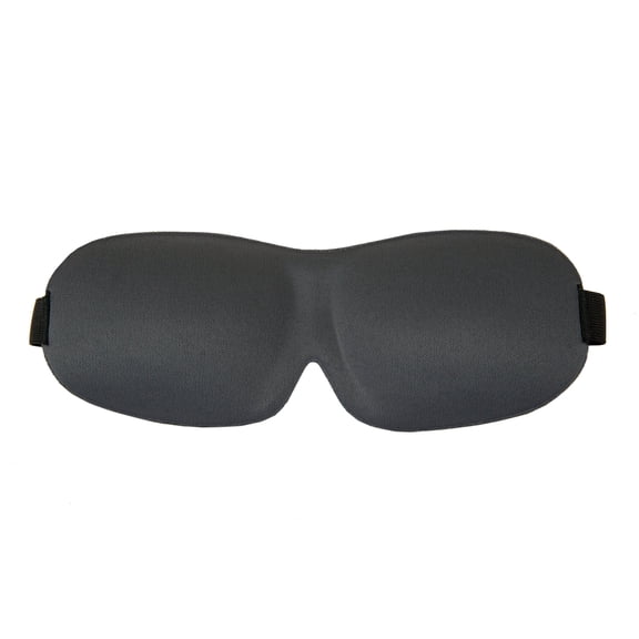 Travelon Travel Eye / Sleep Mask with Domed Eye Cup - Charcoal Gray