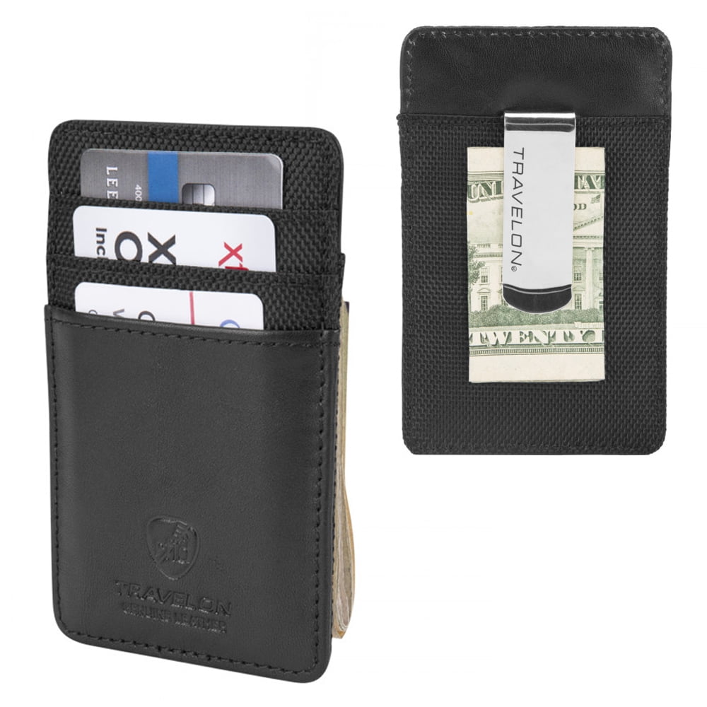 Fanny Pack Leather Travelon RFID Blocking Front Pocket Wallet - Leather Card  Holder For Secure Travel Travelon Leather Front Pocket Wallet RFID  Protection