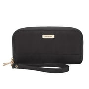 Travelon RFID Blocking Double Zip Wallet - Black