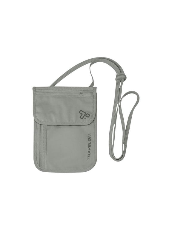 12998-510 RFID Blocking Undergarment Neck Pouch - Gray