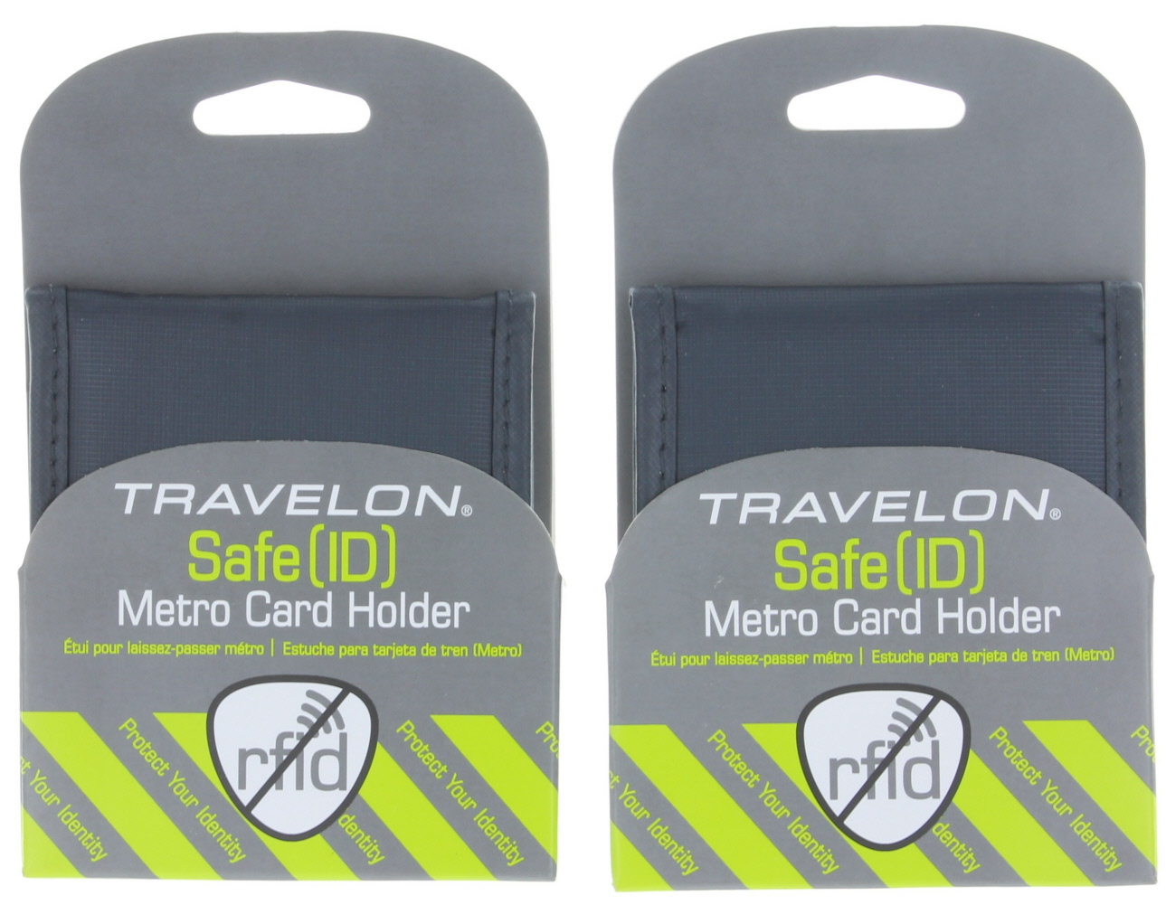Travelon Wallet Safe ID Metro Card Holder RFID Shielding Blocker Lot of 2 - image 1 of 5