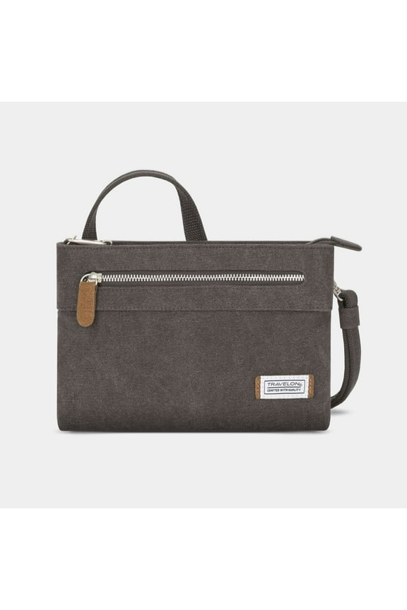 Anti-Theft Heritage Small Crossbody Pewter - 33226-540