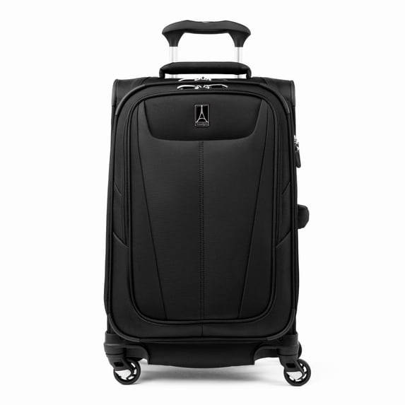 Travelpro Maxlite 5 Softside Expandable Luggage with 4 Spinner Wheels, Lightweight Suitcase, Carry-on 21-Inch, Black