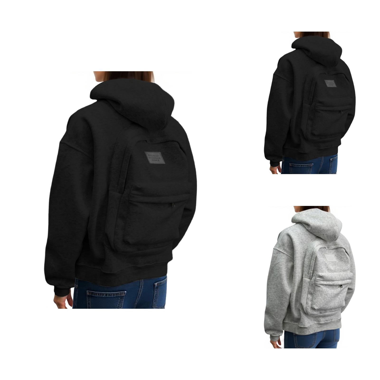 Travelshell Hoodies for Women 2025 Long Sleeve Zip Up Backpack Hoodie ...