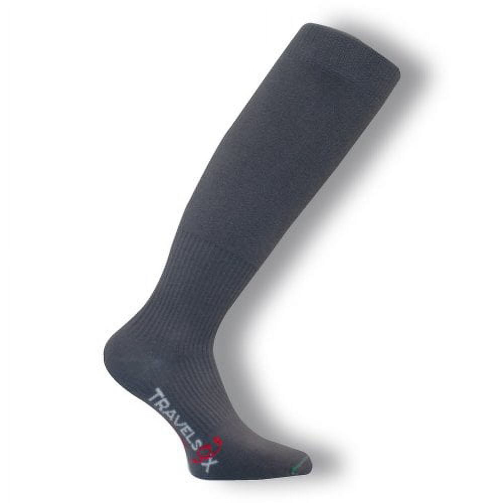 Travelsox Men's OTC Support Mild Compression Recovery Sock, Grey ...