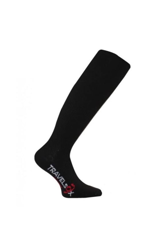 TS 1000 Patented Graduated Compression OTC Flight Travel Socks- Black - Small