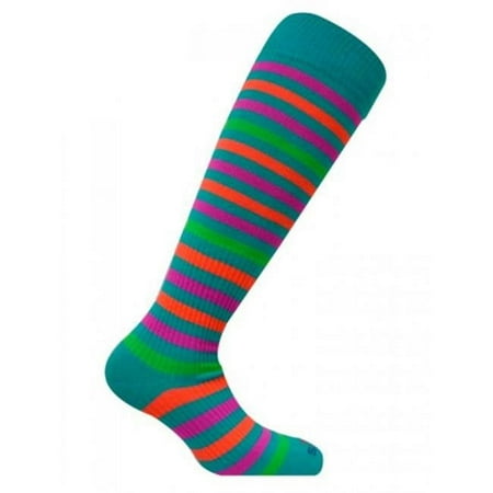 Travelsox TSS 100W Patented Graduated Compression OTC Socks 10-18 Mmhg- Turquoise - Small