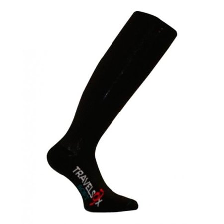 Travelsox TSS 6000 Travelsox Soft Padding OTC Socks- Black - Medium