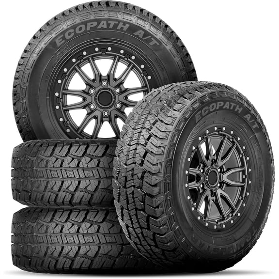 Travelstar Ecopath A/T 275/60R20 115T Standard Load All Terrain Tire Set of 4