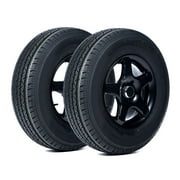 Travelstar HF288 ST175/80R13 6Ply 91N Load Range C Trailer Tire ST175/80/13,Set of 2(Tire Only)
