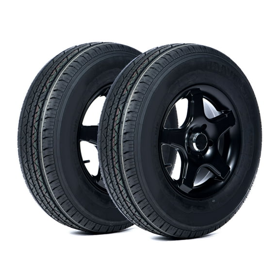 Travelstar HF288 ST205/75R15 8 Ply 107/102N Load Range D Trailer Tire - ST 205/75/15,Set of 2(Tire Only)