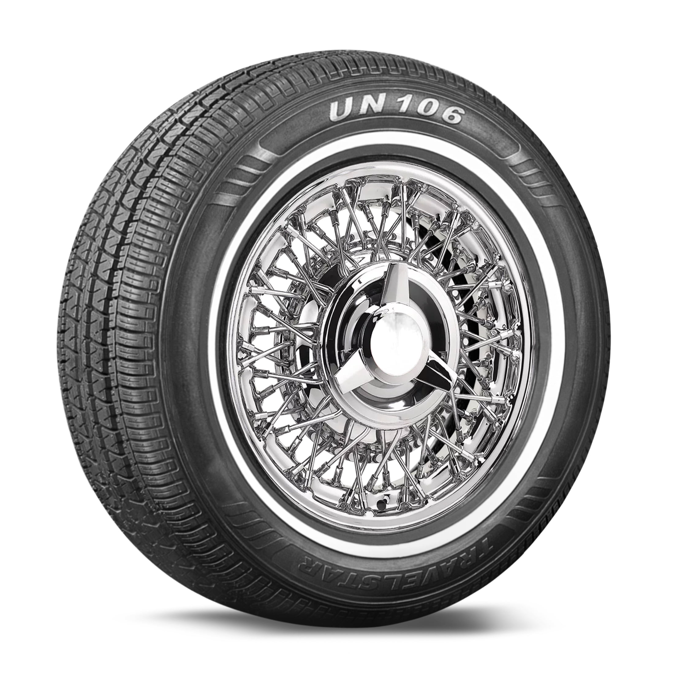 Travelstar UN106 185/75R14 185/75/14 89S All Season White Wall 18mm Passenger Tire(No Wheel)