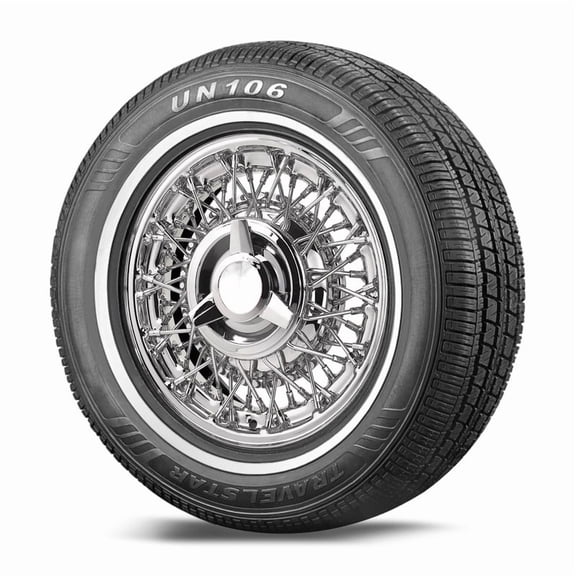 Travelstar UN106 All Season 205/75R15 205/75/15 97S Passenger Tire White Wall 18mm(No Rim)