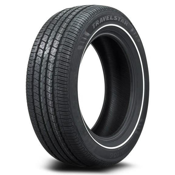 Travelstar UN106 All Season 225/60R16 225/60/16 98T Passenger Tire Narrow White Wall 9mm(No Rim)