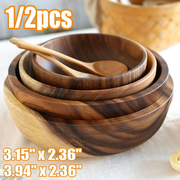 Wooden Mixing Bowl