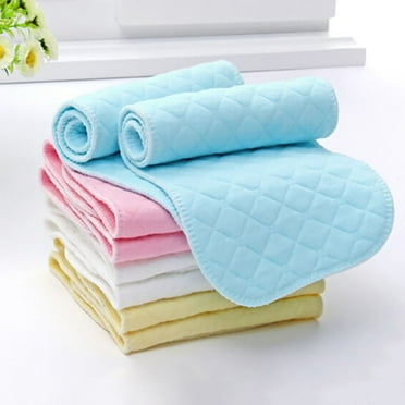 Travelwant 10Packs Cloth Diapers Burp Cloth, Thick Washable Absorbent Cotton Diaper for Babies and Toddlers Multi-Use