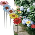 thumbnail image 1 of Travelwant 10Pcs/Set Metal Flower Garden Stakes,Metal Flowers Outdoor Decor Stake Yard Art Decoration,Garden Metal Plant Flowers Stick Spring Patio Decor, 1 of 7