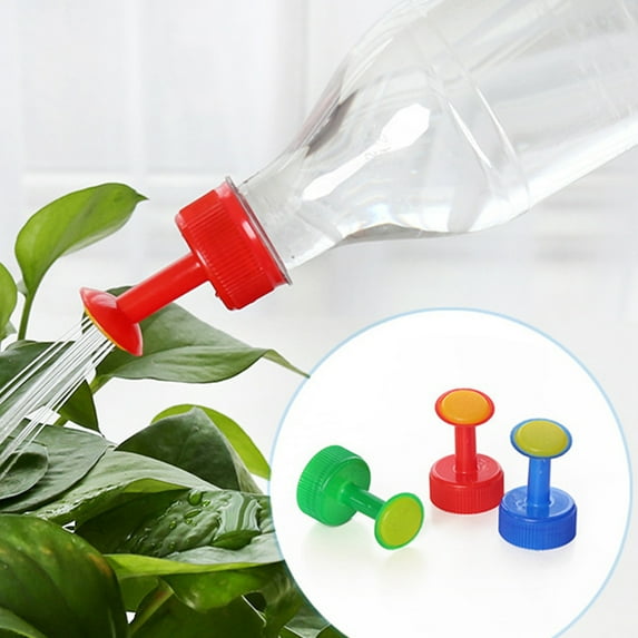 Travelwant 10Pcs Watering Can Coke Bottle Cap Watering Bottle Sprinkler Beverage Bottle Watering Nozzle Watering Plants Watering Pots