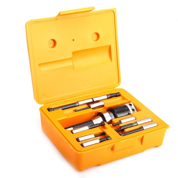 Travelwant 14Pcs/Set 2 Inch Carbon Steel Boring Head R8- Shank Holder Drill Bits Bars
