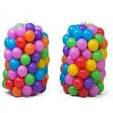 Travelwant 2.17" Multi-color Ball Pit Balls, 100 Count - Crush Proof and Non-Toxic